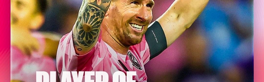 梅西第13次获得美职联周最佳球员，距多诺万的纪录还差6次